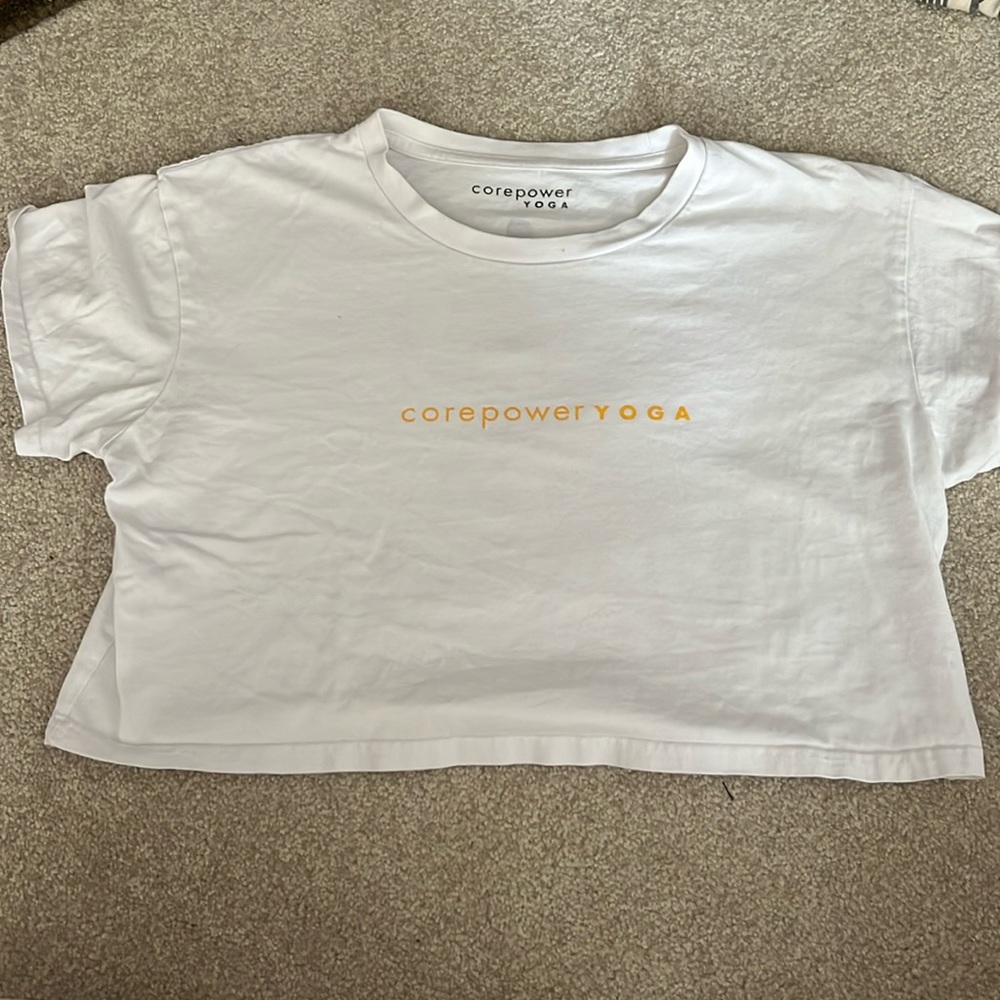 Core Power Yoga cropped T shirt